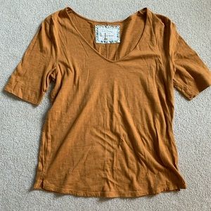 Solid orange short sleeve